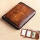 Last Day 49% OFF Multi-functional RFID Blocking Waterproof Durable Genuine Leather Wallet