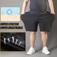 🔥2024 HOT SALE 50% OFF🔥Men's Plus Size Ice Silk Stretch Shorts