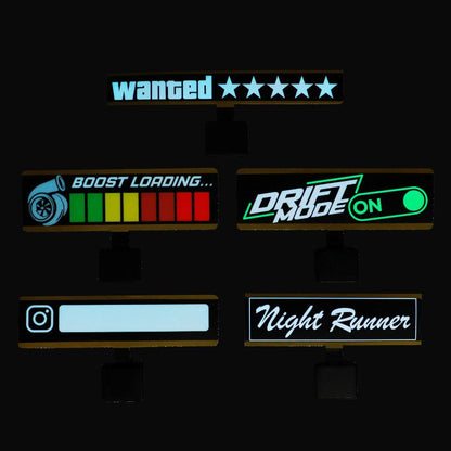 WANTED USB Electric Sticker