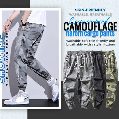 🔥 Fashionable Camouflage Loose Harem Overalls（50% OFF）