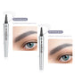 📢📢Buy 1 get 1 free⏰3D Waterproof Microblading Eyebrow Pen 4 Fork Tip Tattoo Pencil