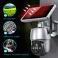 📦360-degree Solar Surveillance Camera with Full Color Night Vision