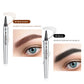 📢📢Buy 1 get 1 free⏰3D Waterproof Microblading Eyebrow Pen 4 Fork Tip Tattoo Pencil