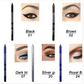 14-Pack Eyeliner Pencil Waterproof Colored Gel Liners with Metallic & Shimmer Finishes Smudge-Proof