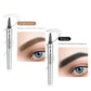 📢📢Buy 1 get 1 free⏰3D Waterproof Microblading Eyebrow Pen 4 Fork Tip Tattoo Pencil