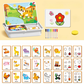 Puzzles magnéticos para vestir caras Juego de viaje Juguete educativo doble cara para preescolares - Envío gratuito