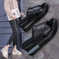 👡Contemporary open-toe sandals with a 7cm mid-heel