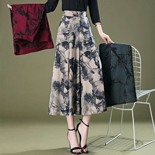 💐Women’s  Elegant Chiffon Wide Leg Culottes