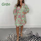 👗New for 2024👗Women's Stylish Casual V-Neck Dress with Elastic Waist