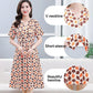 Women's Elegant V-neck Drawstring Waist Dress（50% OFF）