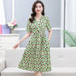 Women's Elegant V-neck Drawstring Waist Dress（50% OFF）