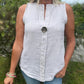 Women's Casual V-Neck Sleeveless Top