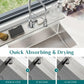 🧼Easy to clean, keep your kitchen tidy! Diatomaceous earth faucet pad, cleaning made easier! 🧼