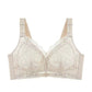 Breathable Wire-Free Full Coverage Lace Bra
