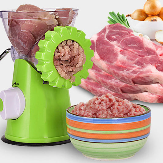 Hand Crank Sausage Stuffer with Built-in Meat Grinder