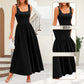 🎁Easter Hot Sale 50% Off💥Casual Solid Color Sleeveless Dress for Women