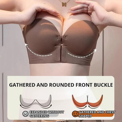 Women's Non-Slip Front Closure Strapless Bra