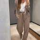 🔥Hot sale🔥Women's Knitted Buttoned Jacket and Pants Two-piece Set