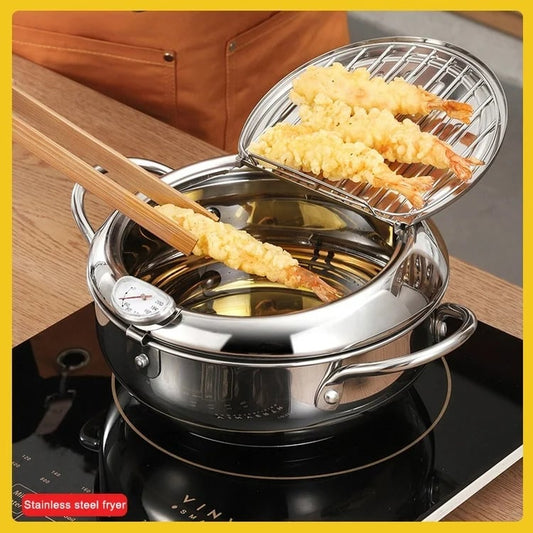 Stainless Steel Deep Fryer, Free Shipping Worldwide