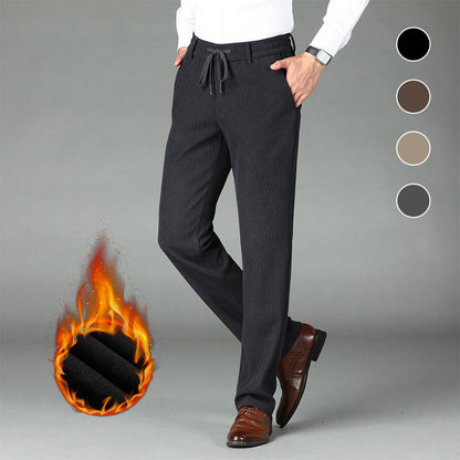 💥Hot Sale 50% OFF🔥 Nice Gift! Men's Thickened Elastic Waist Corduroy Pants