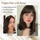 💥Limited Time Big Sale 49% OFF💥 Natural Hair Toppers with Bangs for Women