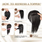 💥Limited Time Big Sale 49% OFF💥 Natural Hair Toppers with Bangs for Women