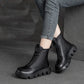 Women's Retro PU Leather Warm Short Boots（50% OFF）