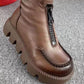 Women's Retro PU Leather Warm Short Boots（50% OFF）