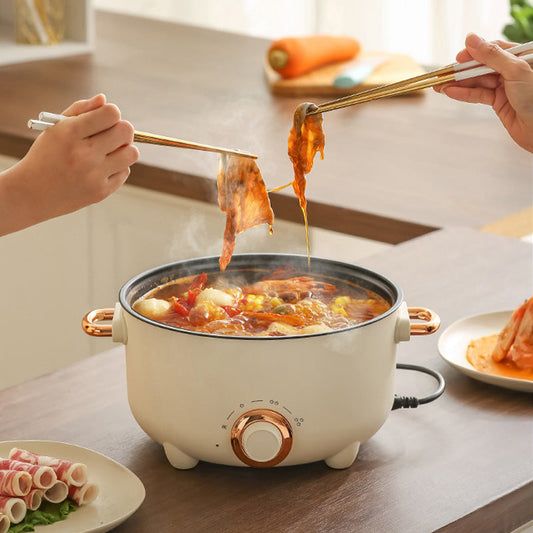 Multifuntional Electric Non-Stick Cooker with Steamer