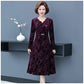 Elegant Midi Dress with Long Sleeves