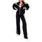 🎉Black Friday - Early Bird Price🎁Women's Striped Zipper Jacket & Casual Pants 2-Piece Set