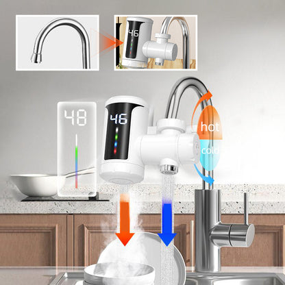 Free Installation Electric Hot Water Dispenser Faucet with LED Screen