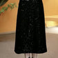 Women's Glitter Plush-Lined Fake Two-Piece Dress