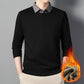 🌟New Arrival🌟Men's Fake Two Piece Lapel Long-Sleeve Tops（50% OFF）