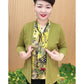 Woman's Comfortable Patchwork Fake Two-Piece Top