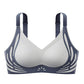 ✨Color-Blocked Non-Marking Gathered Push-Up Bra(🔥Buy 2 Get 1 Free)