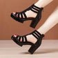 Women's Anti-Slip Peep-Toe Chunky Sandals