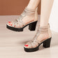 Women's Anti-Slip Peep-Toe Chunky Sandals