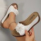 Women's Comfort Flower Slip-On Sandals