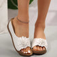 Women's Comfort Flower Slip-On Sandals