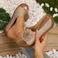 Women's Comfort Flower Slip-On Sandals