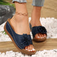 Women's Comfort Flower Slip-On Sandals