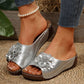 Women's Comfort Flower Slip-On Sandals