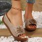 Women's Comfort Flower Slip-On Sandals