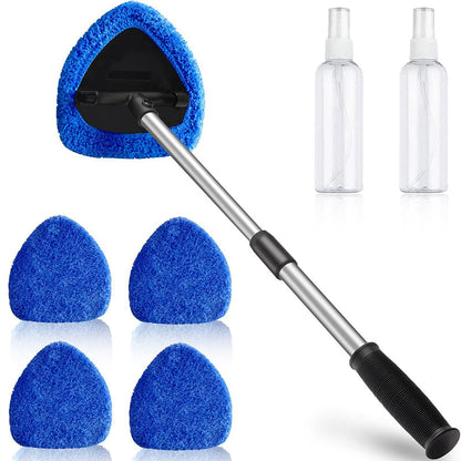 Kit de Herramientas para Limpiar Parabrisas de Auto – Extensible y Rotativo 180°
