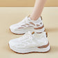 Women's Fashion Mesh Hollow Lace-up Sneakers