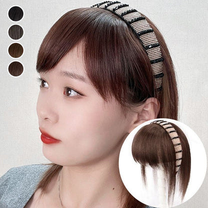 🔥 OFERTA RELÁMPAGO 2025 - 50% DESCUENTO 🔥 Fleco de Cabello Sintético con Diadema