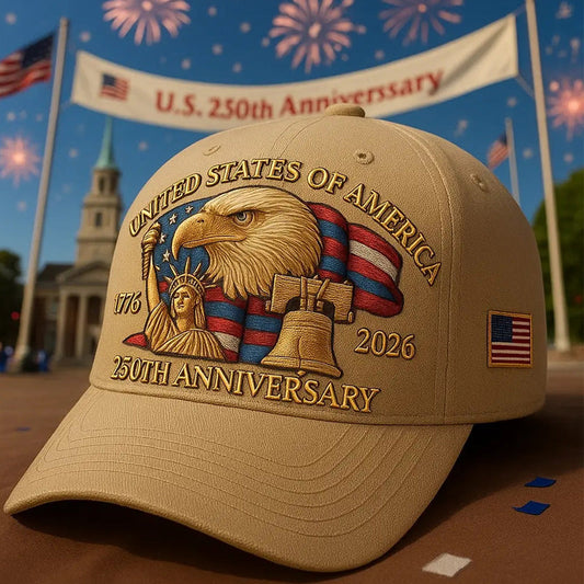 Eagle & Liberty - Hat de 250 aniversario de los Estados Unidos🎁