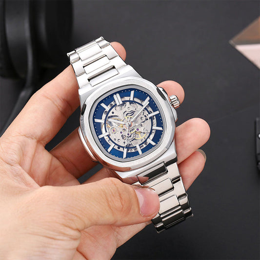 🔥【BIGOTTI】Reloj de Esqueleto Estilo Empresarial para Hombres