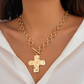 Vintage Eternal Cross Pendant Necklace
